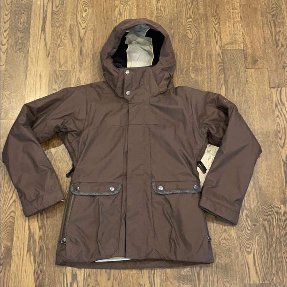 Brown Bonfire Women’s Snowboarding Jacket- small
